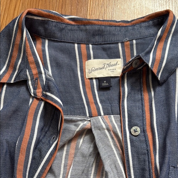 Striped Button-Up Shirt - Picture 2 of 4